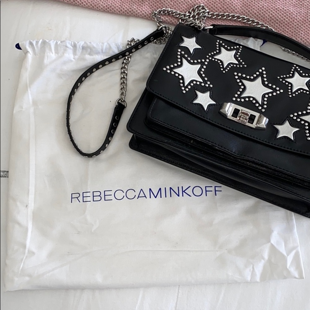 RM Star Je T’aime Black Leather Cross Body